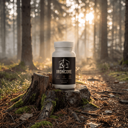 IRONCORE - Shilajit + Vitamin B6 - 60 Kapslar